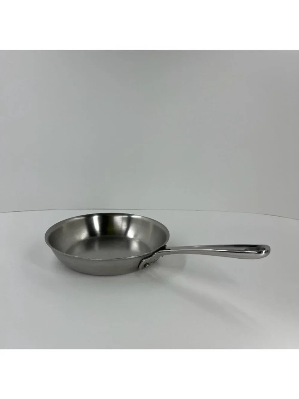 Emeril Pro-Clad Tri-Ply Stainless Steel Skillet Frying Pan 8.5 Long Handle Round